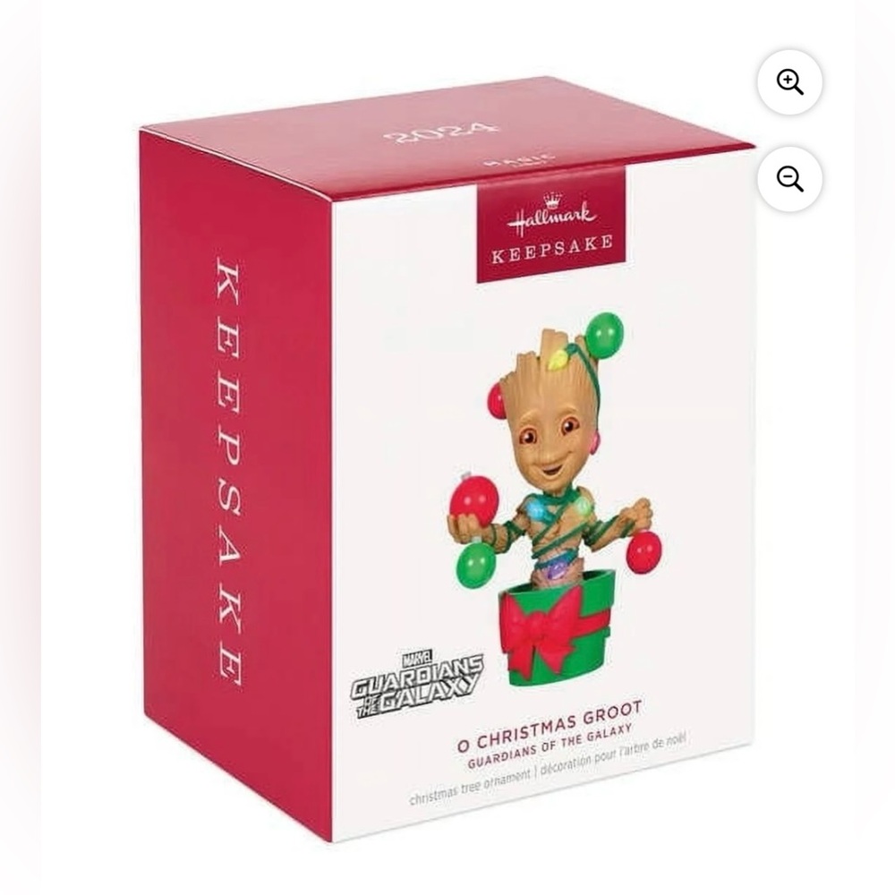 *NWT* Disney Marvel Guardians of the Galaxy O Christmas Groot Hallmark Ornament